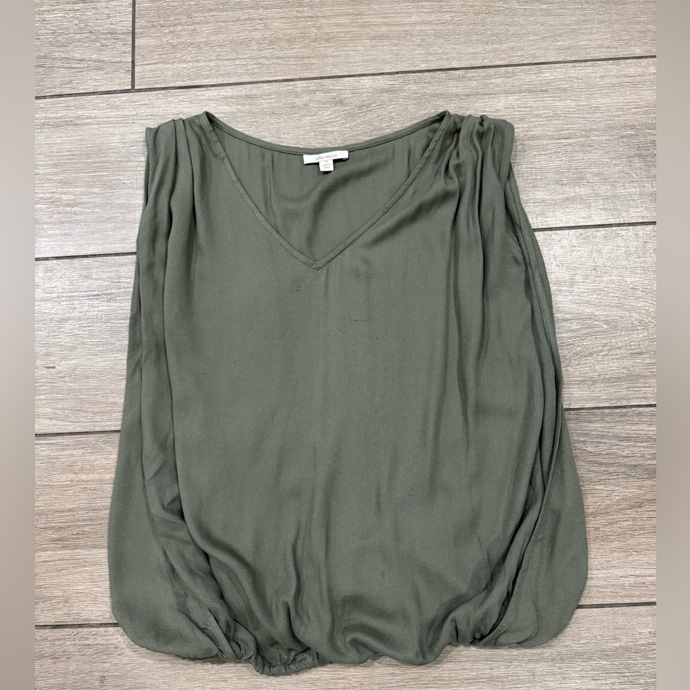 Ella Moss Green Blouse - Size M